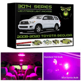 2008-2020 Toyota Sequoia Super Bright 3014 Series LED interior light kit