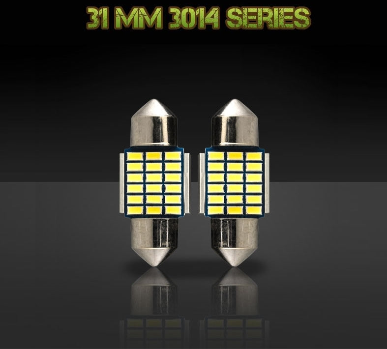 31mm DE3175 bulbs - 3014 Series - 18 LED
