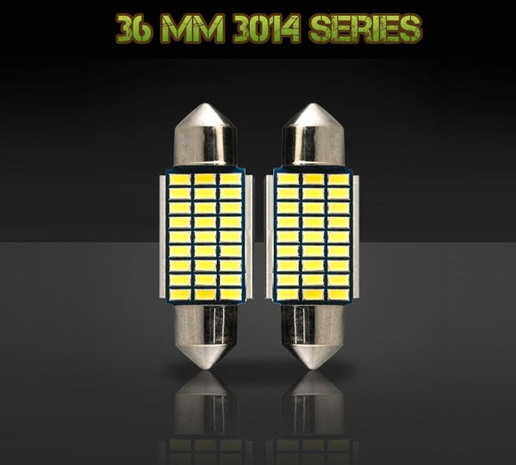 36mm 6411 / DE3423 bulbs - 3014 Series - 27 LED