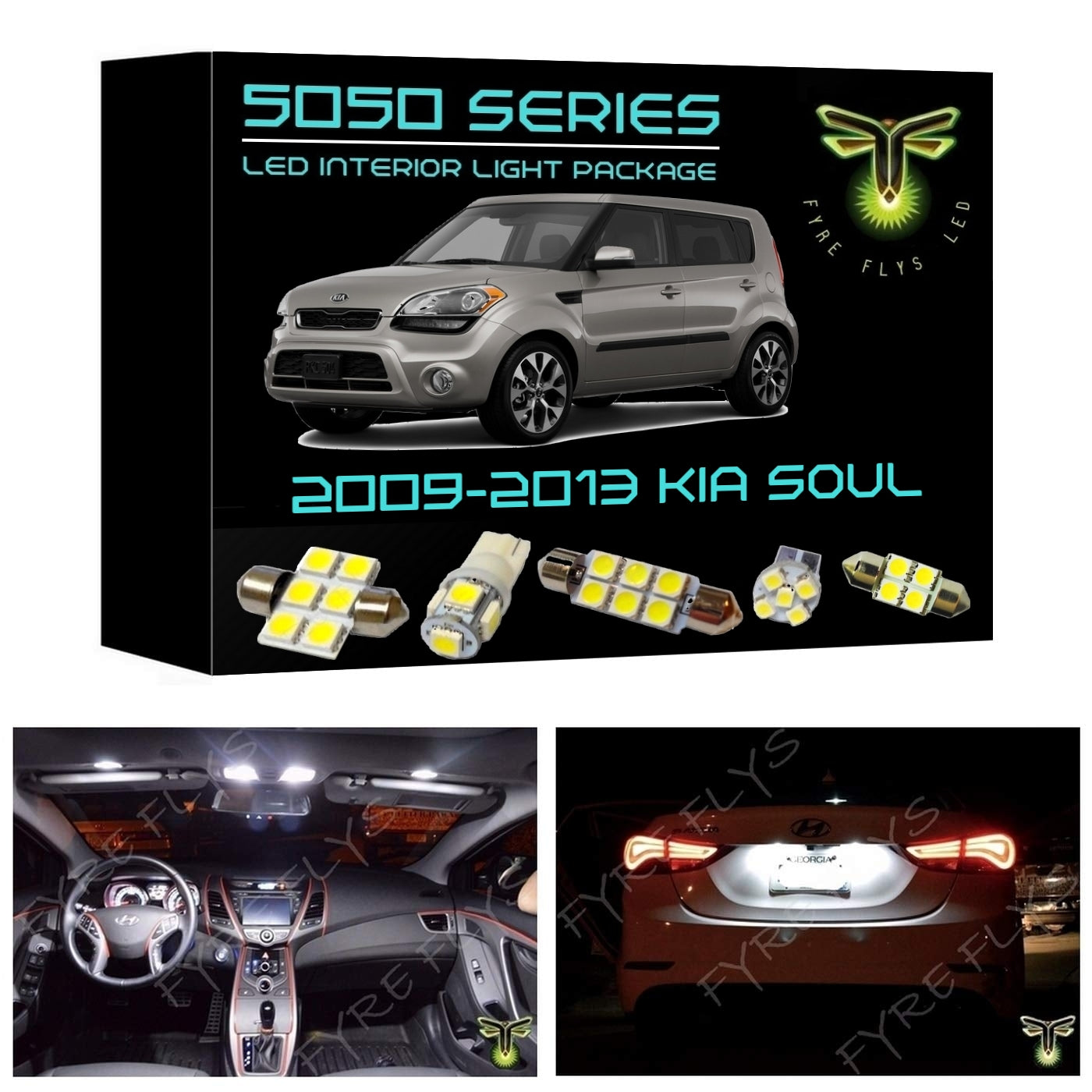 2009-2013 Kia Soul 5050 Series LED interior light kit