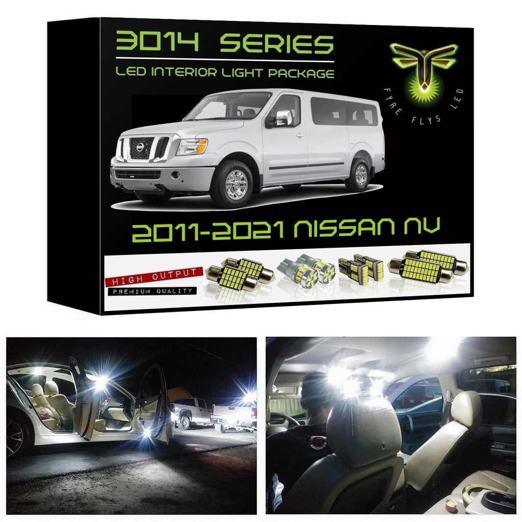 2011-2021 Nissan NV Super Bright 3014 Series LED interior light kit