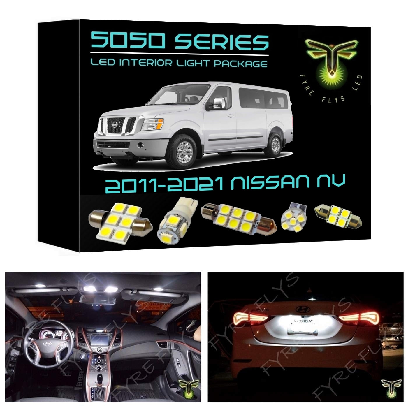 2011-2021 Nissan NV 5050 Series LED interior light kit