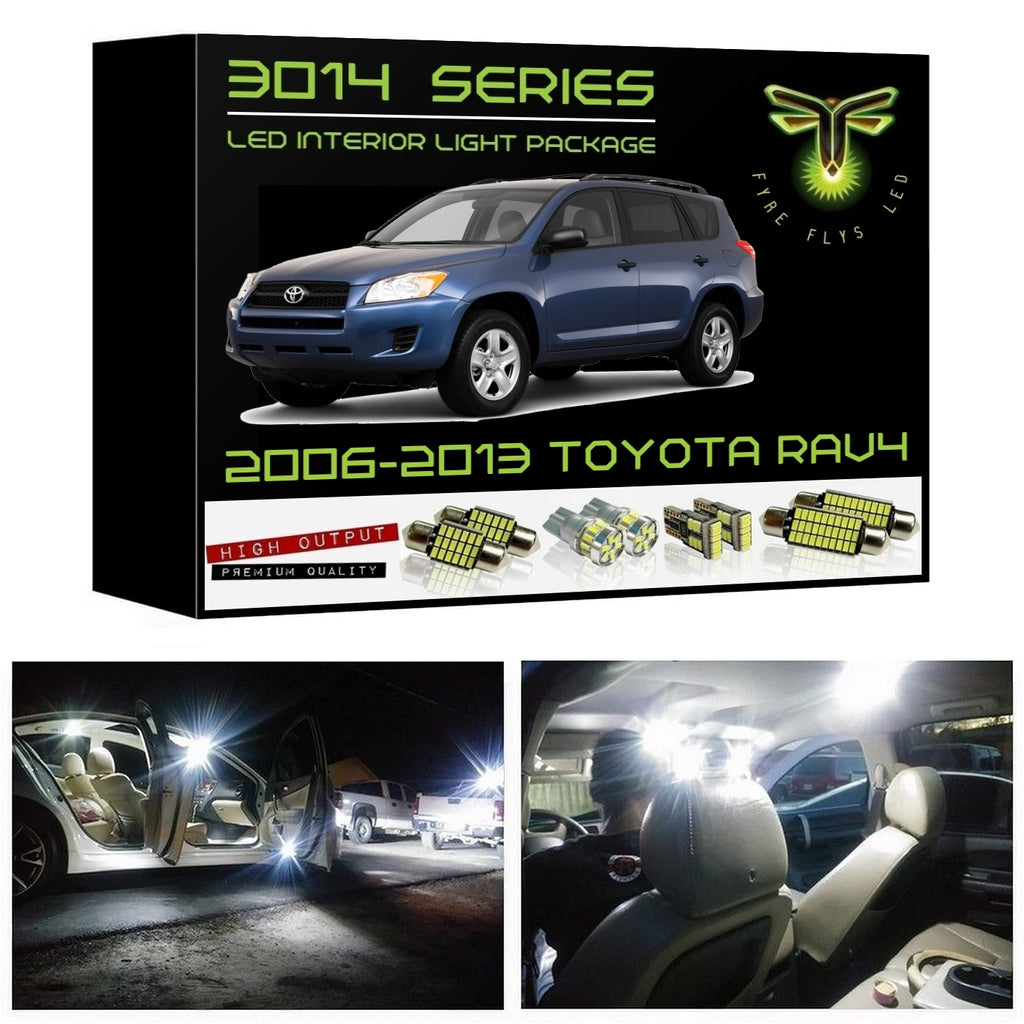 2006-2013 Toyota RAV4 Super Bright 3014 Series LED interior light kit