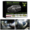 2011-2021 Toyota Sienna Super Bright 3014 Series LED interior light kit
