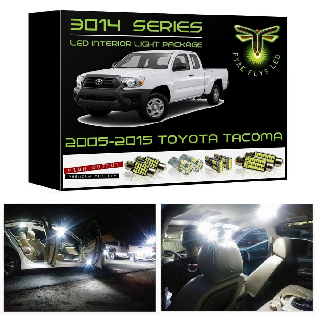 2005-2015 Toyota Tacoma Super Bright 3014 Series LED interior light kit