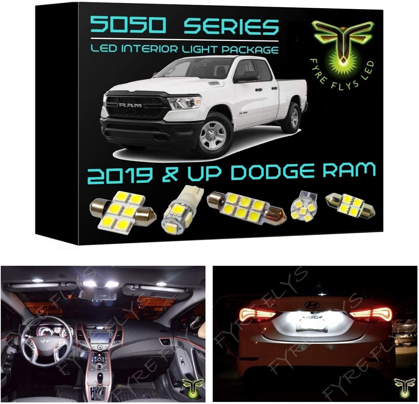 11 x Ultra White LED Lights Interior Package Kit For 2002 - 2011 Dodge Ram 1500 11 x Ultra White LED Lights Interior Package Kit For 2002 - 2011 Dodge Ram 1500